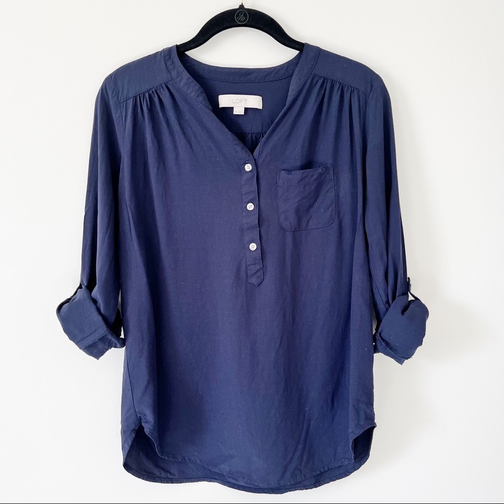 Loft 3/4 Sleeve Blouse Size XS